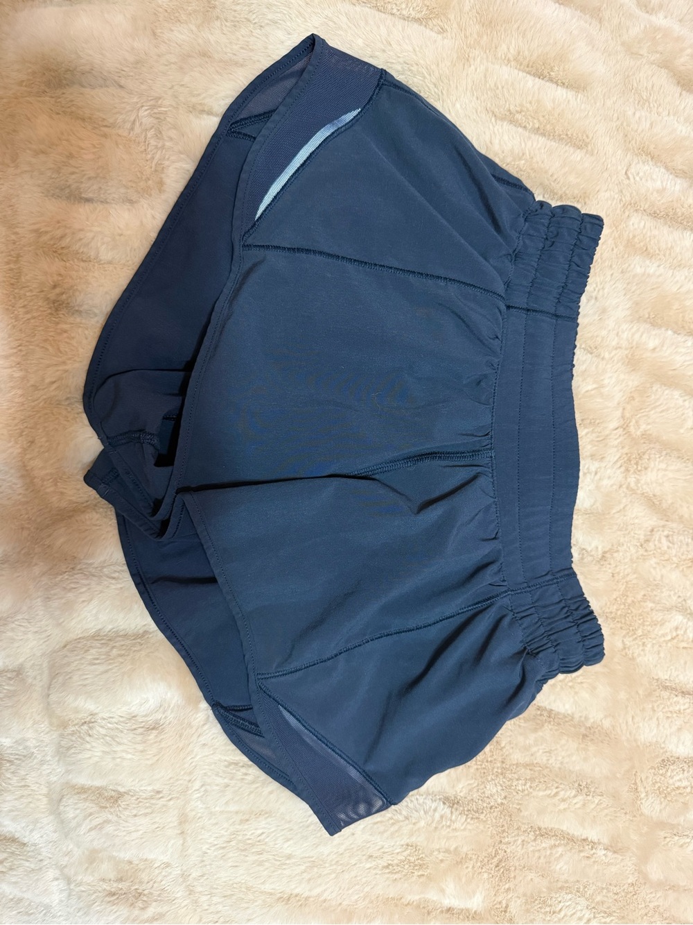 Women's Navy Athletic Running Shorts Hotty hots 2.5 inch